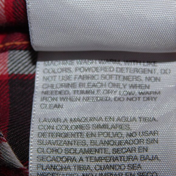 Marmot Mens M Red Black White Plaid Long Sleeve Button Front Shirt - Picture 6 of 11